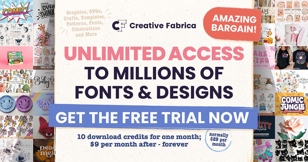 Creative Fabrica -mainos.